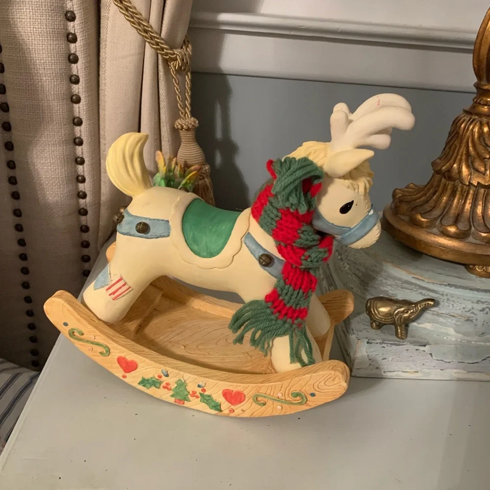 Vintage Cherished Teddies Rocking Horse